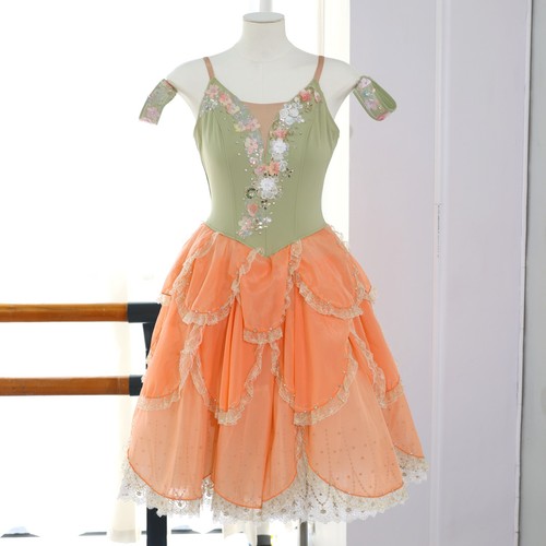 Peach garden ballet tutu - peach,