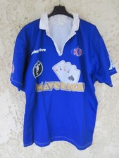 Maillot rugby à XIII SAINT-ESTEVE porté n°14 vintage shirt années 90 XXL