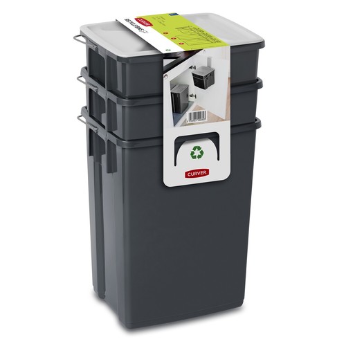 Bacs tri déchets curver - tri,