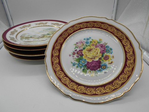 Lot assiettes scene - de,