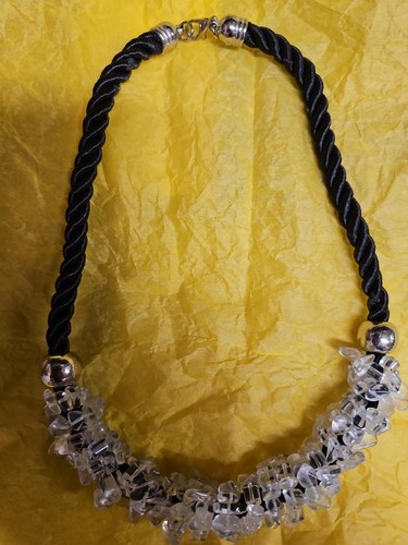 Collier cristal roche - de,