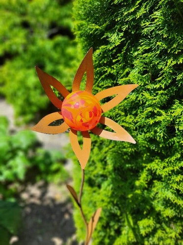 Fleur verre inoxydable - fleur,