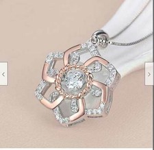 Pendentif Fleur En Argent