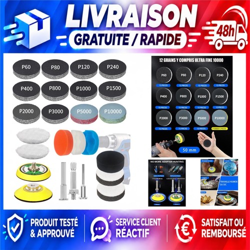Kit polissage phare voiture - kit,
