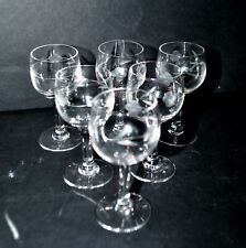 Lot de 6 Verres à liqueur Ballon alsacien gravés Bistrot SCHNAPS