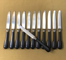 12 couteau à entremet CHRISTOFLE modèle BEARN / CLUNY acier ( no métal argenté )