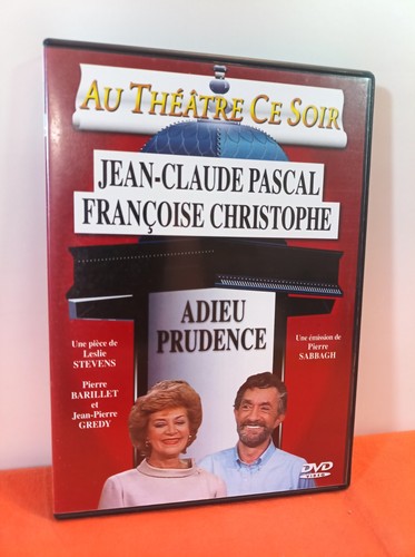 Dvd adieu prudence jc - prudence, jc.pascal