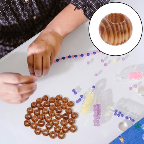 100 pcs large hole beads - pcs,