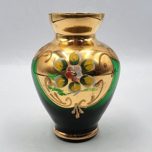 Petit vase cristal coloré