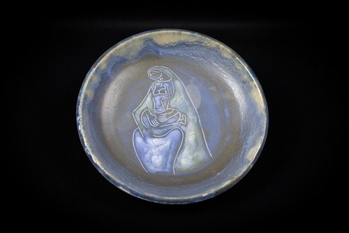 Plat céramique émaillée - ,