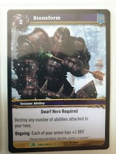 WOW TCG - Stoneform #132 /