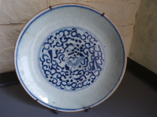 Assiette chinoise ancienne - , a
