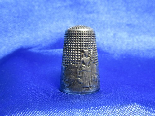 Ancien dé coudre argent - dé,