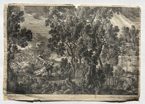 Diane paysage antique fontaine - paysage,