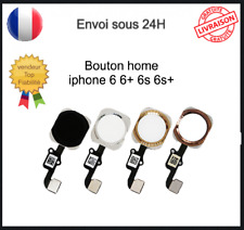 Nappe Bouton Home Complet Iphone 6 6plus 6S 6splus Noir Blanc Or Gold Rose