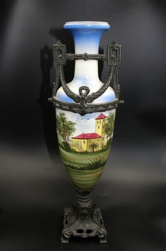 Ancienne vase avec monture - ancienne, en