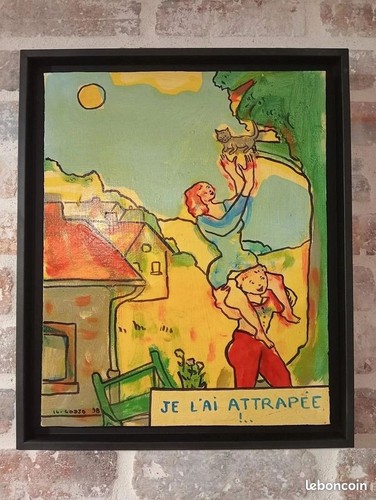 Huile sur toile - par, jean-louis