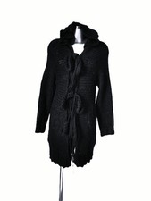 Zadig & Voltaire - Gilet à capuche Milano - Noir - Taille M / 38 fr - TBE