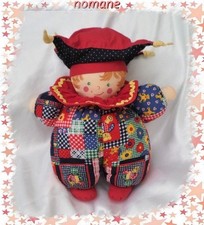 Doudou Poupée Clown Chiffon
