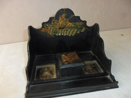 Ancien écritoire papier - écritoire,,