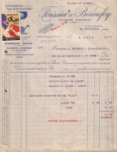Saint etienne facture - etienne,