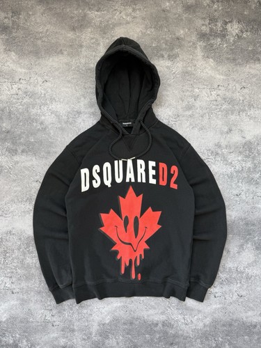 Dsquared2 hoodie black big - dsquared2,