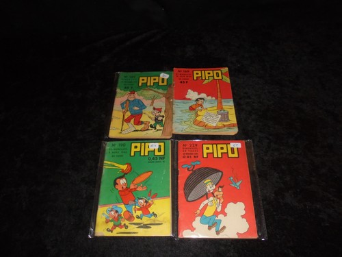 Lot pipo tomes - 4, editions