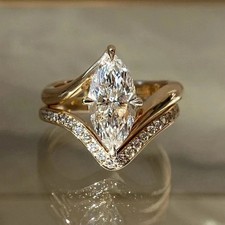 Ensemble de anneaux de mariée