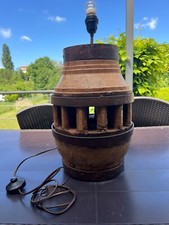 🪵 Lampe vintage en bois –