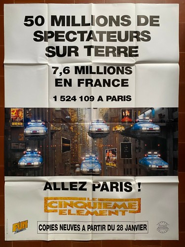 Affiche cinquieme element - le,