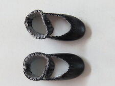 Chaussures cuir " Loulotte"  37/17  Classique  Noir  poupées anciennes