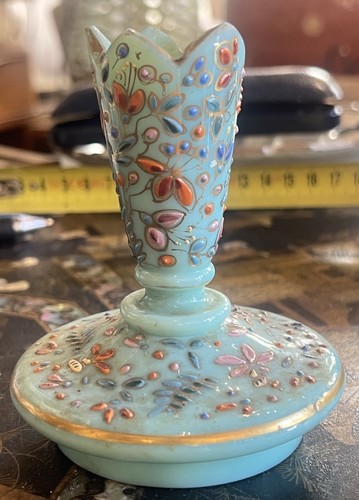 Bougeoir vase soliflor opaline - bougeoir,