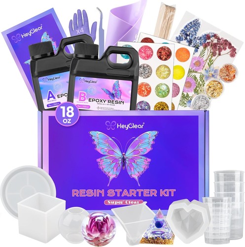Heyclear epoxy resin kit with - epoxy,