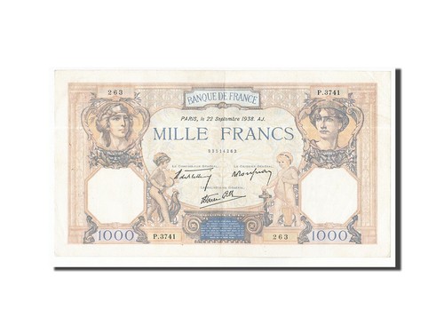 Billet france 1000 - billet,, france,