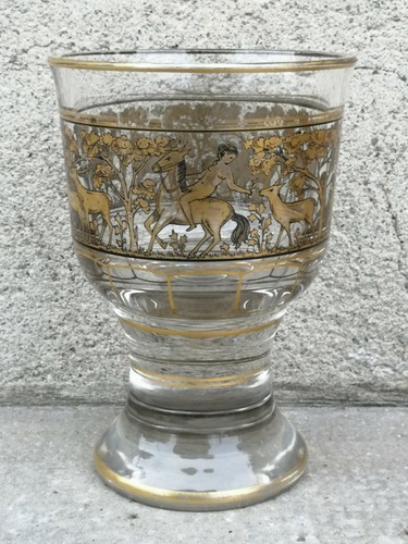 Ancien verre coupe - , cristal
