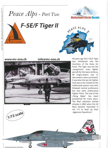 Matterhorn circle 72018 f - 72018, f-5e/f
