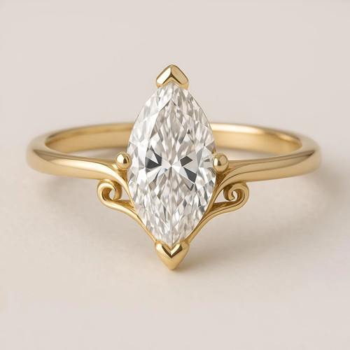 Bague solitaire argent - bague, en