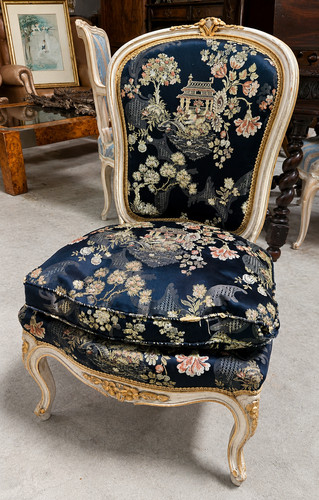 Fauteuil chauffeuse style - fauteuil,