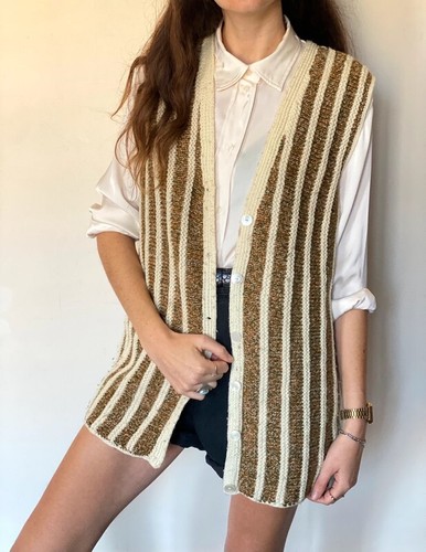 Vintage gilet cardigan - gilet, /