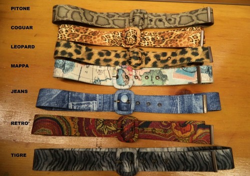 Ceinture femme imprimée - , avec