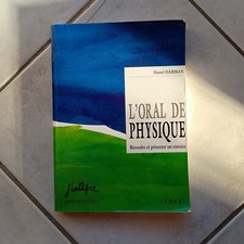L'ORAL DE PHYSIQUE. Daniel DAMMAN. DUNOD