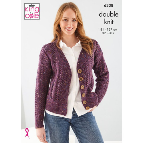 King cole motif cardigan - king,