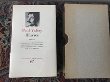 LA PLÉIADE      PAUL VALÉRY     OEUVRES  I      1965