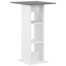 Table de Bar Blanc et Béton