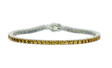 4 MM Rond Tennis Citrine