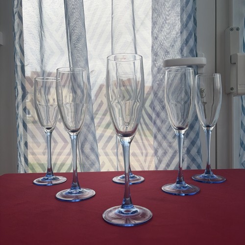Flûtes champagne cristal - 6,