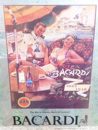 Miroir rhum bacardi - rhum,