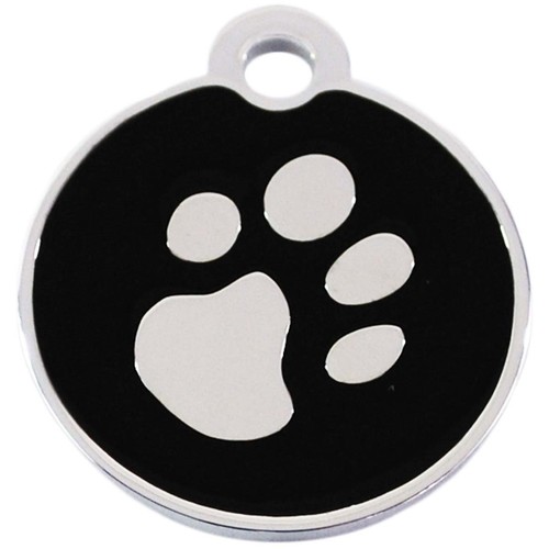 Pendentif avec gravure - -, rond