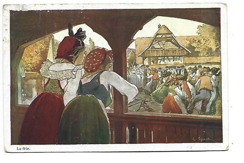 Illustration signee spindler - illustration,