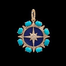 Pendentif pierre précieuse en